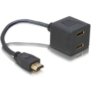 Adapter DELOCK / HDMI-A Plug→ 2× HDMI-A Socket - Zezë