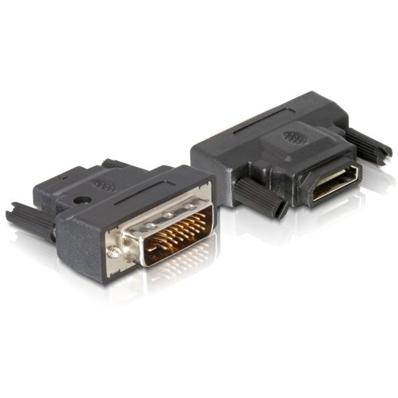 Adapter DELOCK / DVI 25-Pin Plug → HDMI-A Socket - Zezë