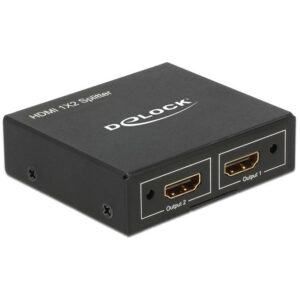 DELOCK HDMI Splitter / 1×HDMI In → 2×HDMI Out / 4K -  Zezë