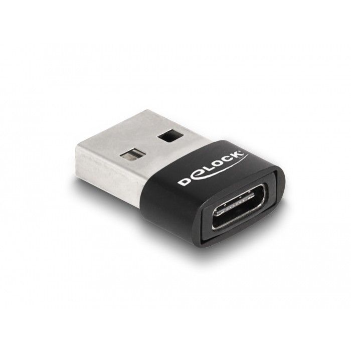 Adapter USB DELOCK USB 2.0 USB Type‑A Male → USB Type‑C Female – Zezë - Figura 2