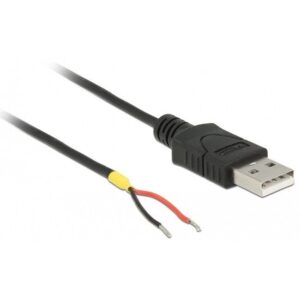 Kabllo USB DELOCK USB 2.0 Type-A Plug to 2x Open Cable Ends
