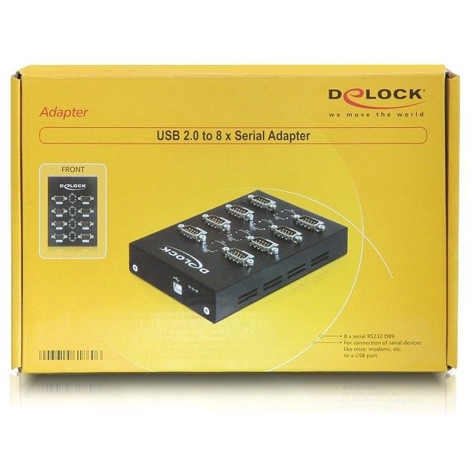 Adapter USB DELOCK 2.0 Serial 8-Port Industrial RS-232 - Figura 2