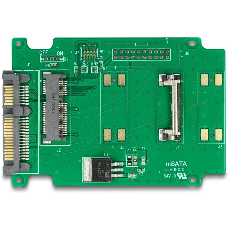 Kabllo për SSD USB DELOCK Converter SATA 22-Pin në mSATA 2.5" Platin - Figura 3