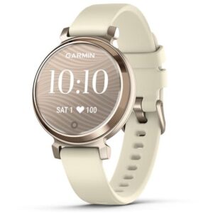 Orë e mençur Garmin Lily 2 / Display size 25.4 x 21.3 mm / Coconut Cream Gold