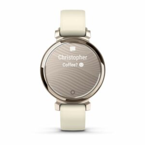 Orë e mençur Garmin Lily 2 / Display size 25.4 x 21.3 mm / Coconut Cream Gold