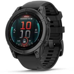Orë e mençur Garmin Fenix E / 47mm – Zezë/Gri e mbyllur