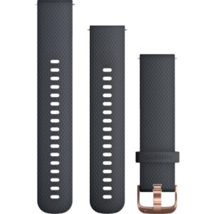 Rrip për orë Garmin 20mm Replacement Band for vivomove HR, S/M – Granite Blue