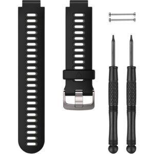 Rrip për orë Garmin Silicone Replacement Band – Black/Gray