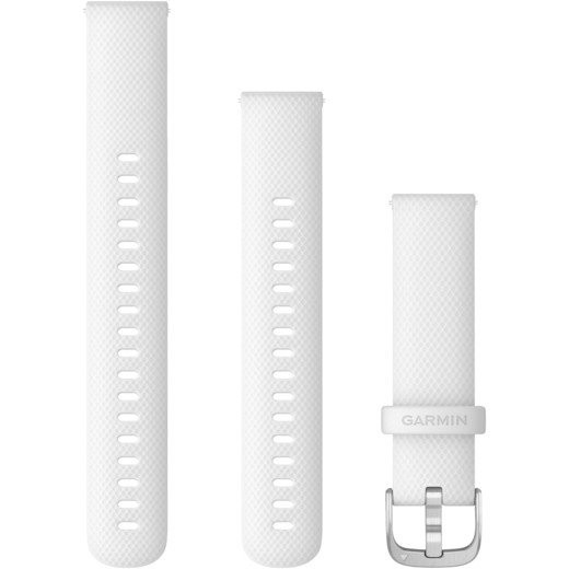 Rrip për orë Garmin Ersatzarmband Silikon 18mm / Silver