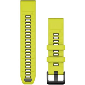 Rrip për orë Garmin Ersatzarmband QuickFit 22mm Silikon Amp Yellow / Grey