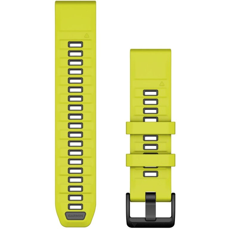 Rrip për orë Garmin Ersatzarmband QuickFit 22mm Silikon Amp Yellow / Grey