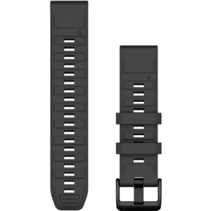 Rrip për orë Garmin QuickFit Replacement Band – 22 mm Silicone Graphite