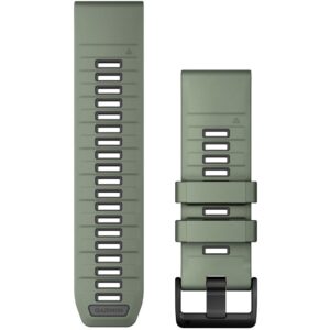 Rrip për orë Garmin QuickFit Replacement Band – 26 mm Silicone Meadow Green / Graphite