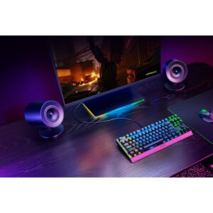Altoparlantë Razer Nommo V2 X Round Desktop Speaker – Zezë 8