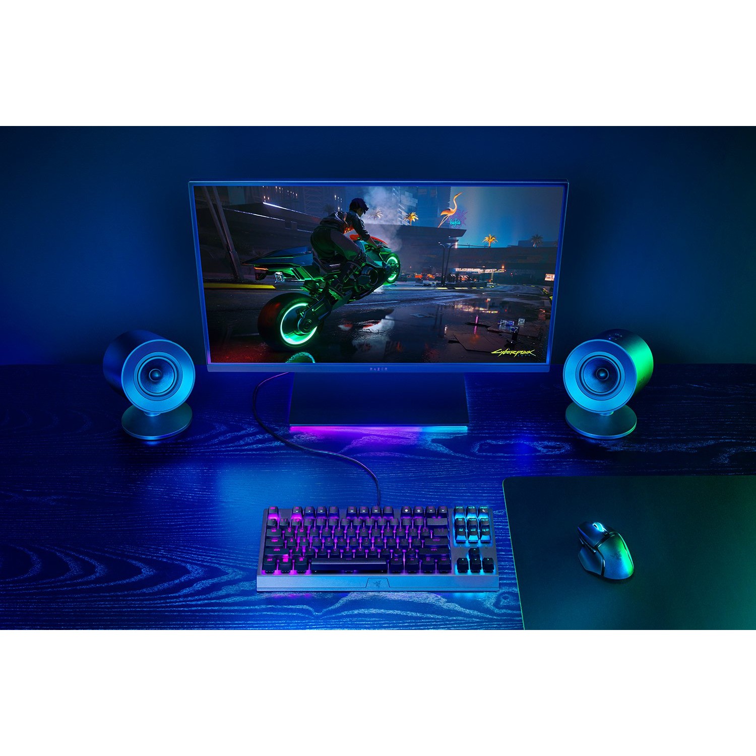 Altoparlantë Razer Nommo V2 X Round Desktop Speaker - Zezë - Figura 4