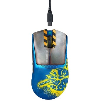 Maus Razer DeathAdder V3 Pro /  Fortnite Edition / Focus Pro 30K Optical Sensor / 30000 DPI / 5 Programmable Buttons / I kaltër/Hiri
