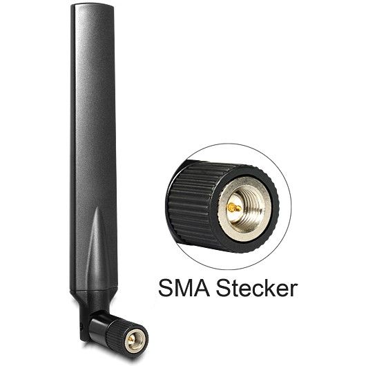 Antena për Rrjet DELOCK LTE Antenna SMA Band 1/3/7/20 / –5 to –2.8 dBi / Omnidirectional / Joint