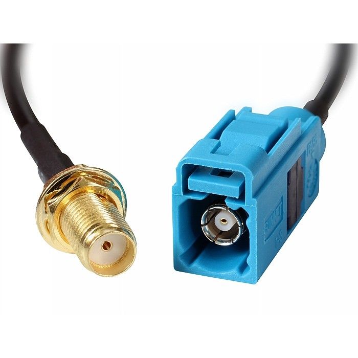 Adapter Antene DELOCK HF SMA Female (Panel Mount) to FAKRA Z Female / 200 mm