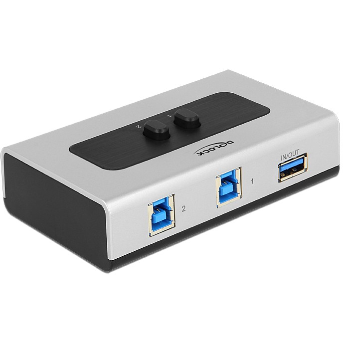 Switch DELOCK 2-Port USB 3.0 / Manual / Bidirectional