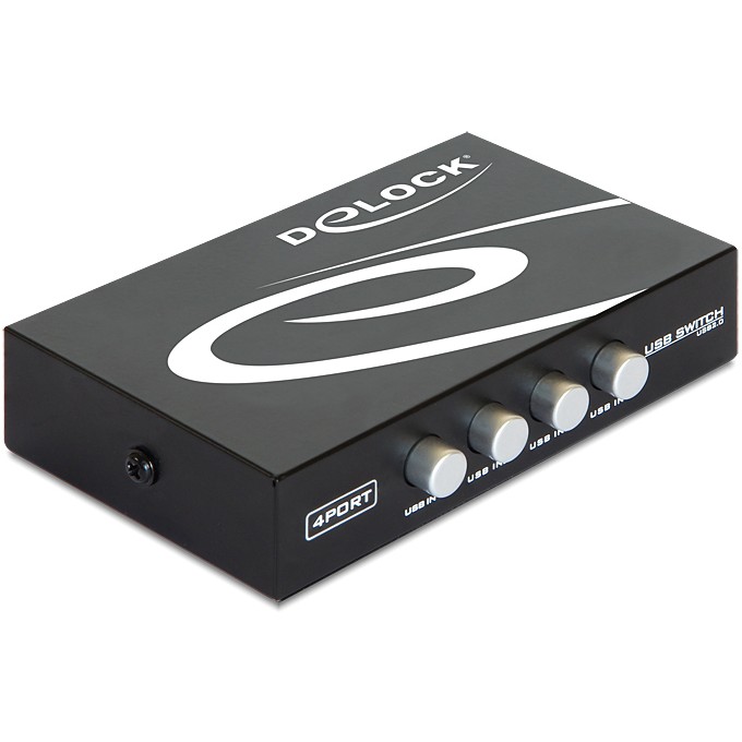 Switch USB DELOCK / 4-Port / Manual