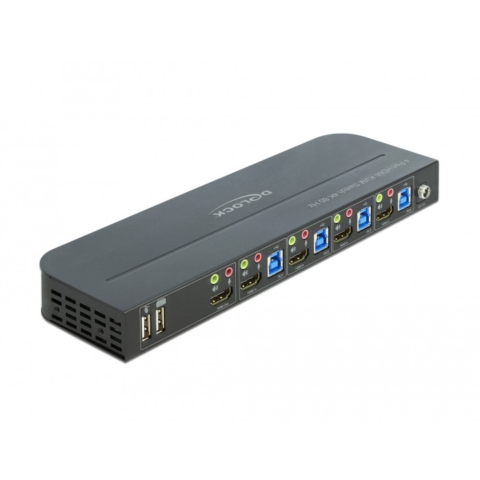 Switch KVM DELOCK / HDMI / 4K 60Hz / USB 3.0 / Audio - Figura 2