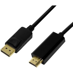 Kabllo LogiLink / DisplayPort 1.2 Plug → HDMI 1.4 Plug / 3.0m - Zezë