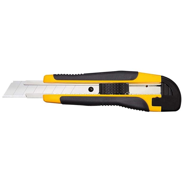 Vegla pune Allround Cutter WEDO / 18mm Blade / Includes 2 Spare Blades - Zezë / Verdhë