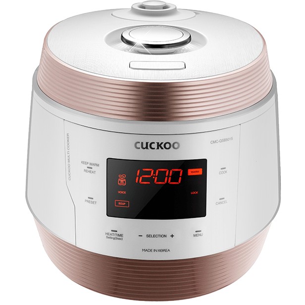 Furrë e mençur Multicooker Cuckoo / 5.00L / Model CMC-QSB501S / 8-in-1 / Pressure & Steam Cooking - Bardhë / Bezhë