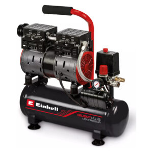 Kompresor ajri Einhell TE-AC 6 Silent, 6L, 8 bar, 550W, - e kuqe dhe e zezë