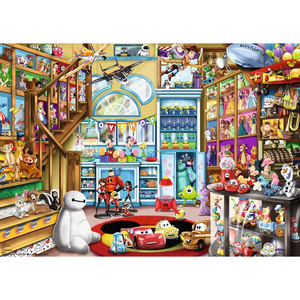 Lodra Ravensburger Puzzle 1000 Pieces – In the Toy Shop - Figura 2