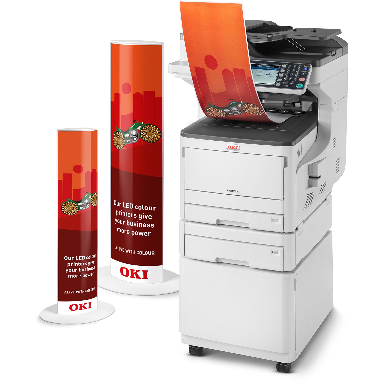 Printer i madh OKI MC853dnct A3 Color LED - Figura 3