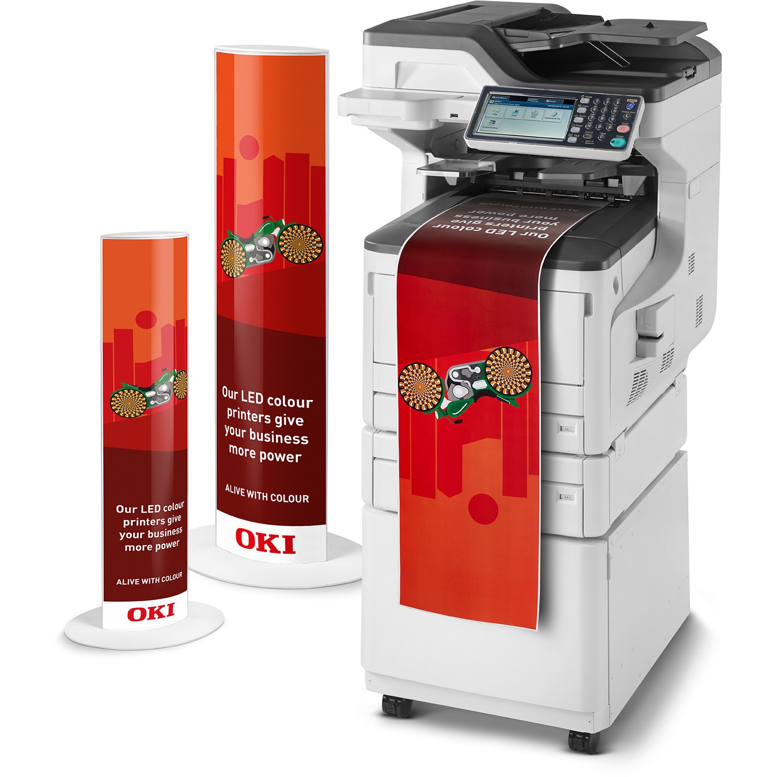 Printer i madh OKI MC853dnct A3 Color LED - Figura 4