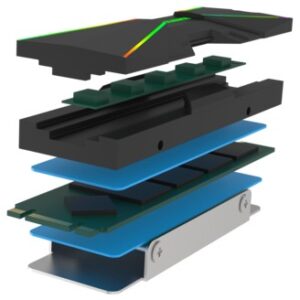 Ftohës për SSD Xilence Performance A+ M2SSD Cooler ARGB (XC401)