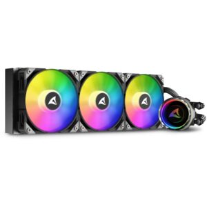 Ftohës për Procesor Liquid Sharkoon S90 RGB 3 360mm e zezë