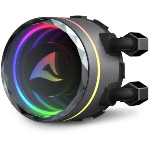 Ftohës për Procesor Liquid Sharkoon S90 RGB 3 360mm e zezë
