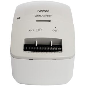Printer Label Brother QL-600G / USB / 300dpi / 71 mm/sec / Barcode & Vertical Printing / PC App - Bardhë / Gri
