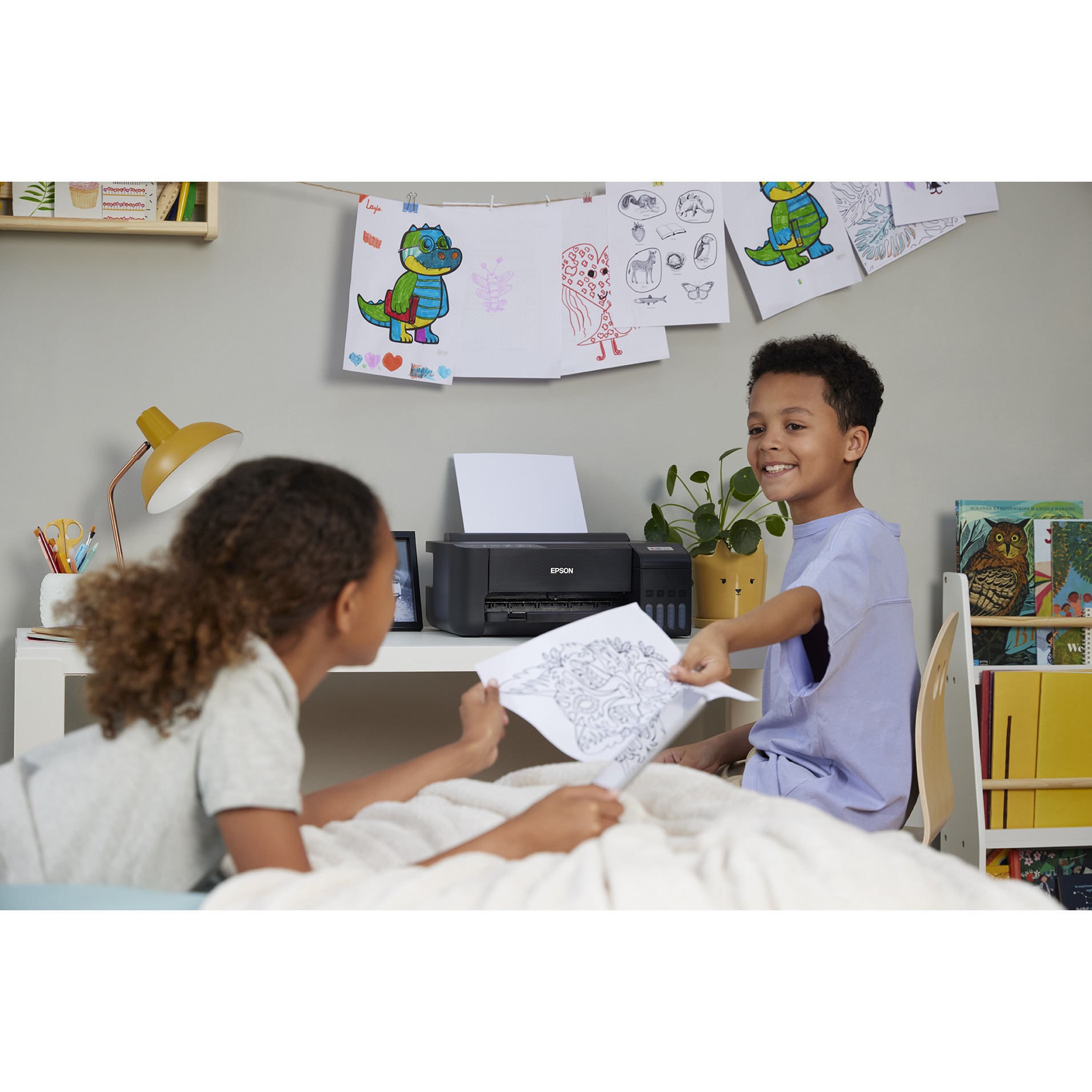 Printer Inkjet EPSON EcoTank ET-1810 / A4 Color Inkjet Printer - Zezë - Figura 4