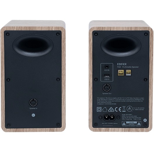 Altoparlantë Edifier M60 2.0 Bluetooth Stereo Speakers – Dru i laminuar - Figura 4