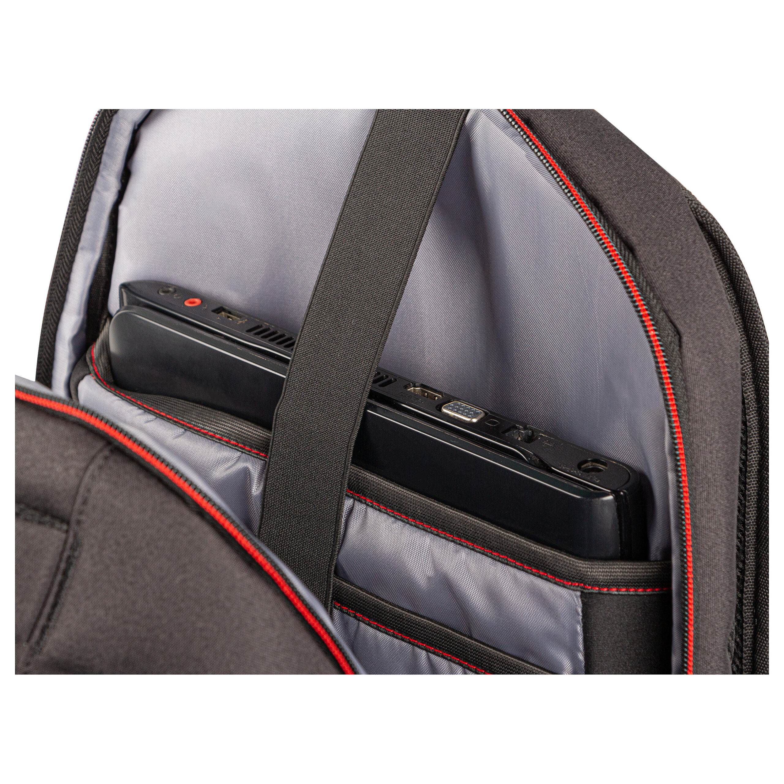 Çantë Genesis Notebook Pallad 550 Backpack 17.3" - Zezë/Kuqe - Figura 4