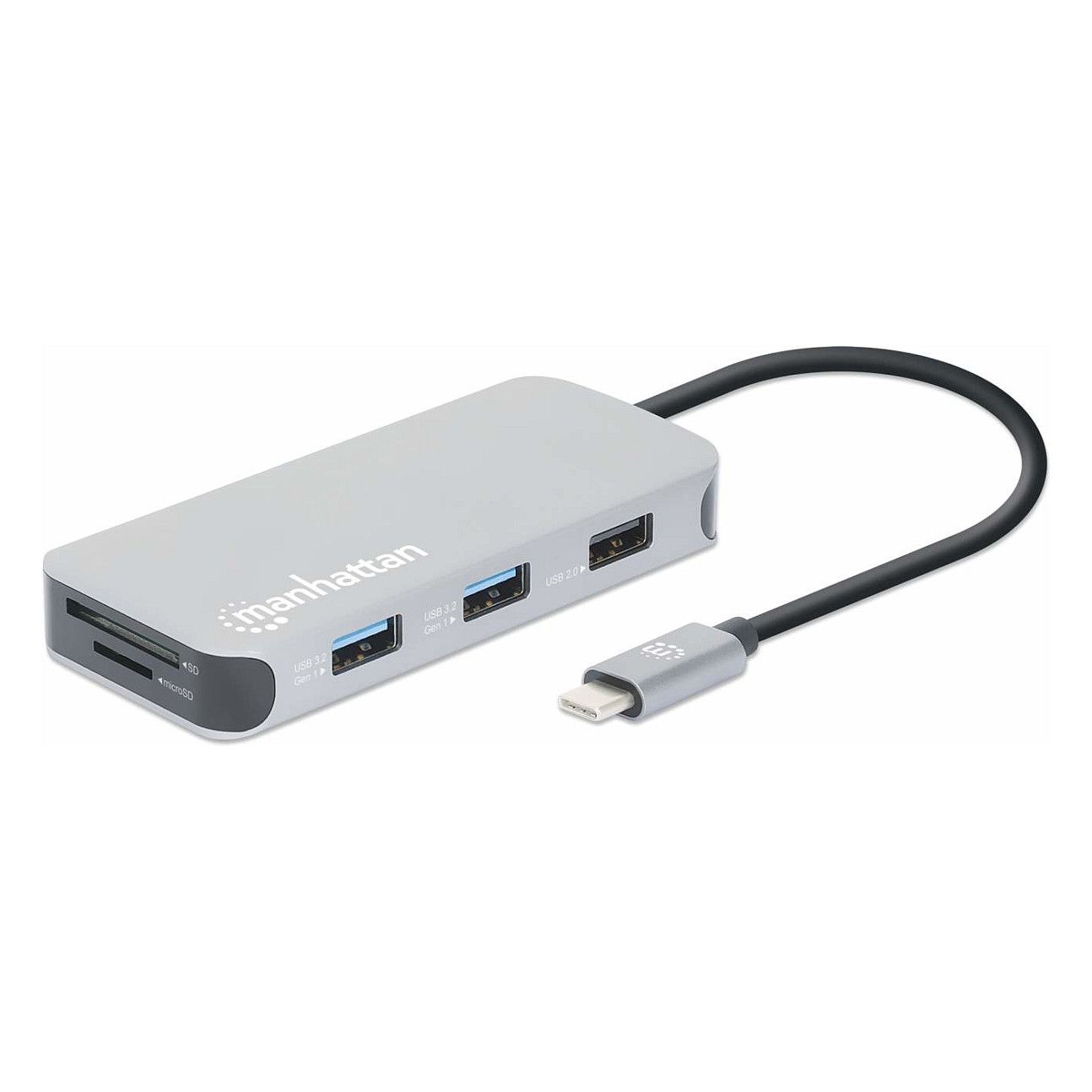 Docking station MANHATTAN / USB-C / 8-in-1 / HDMI / RJ45 / 3xUSB-A – Argjendi