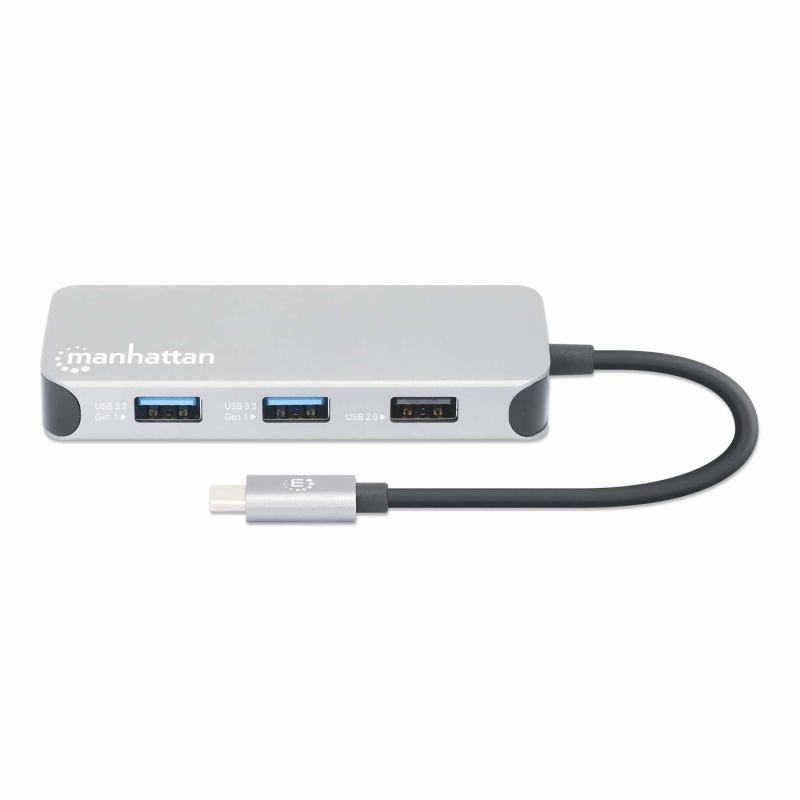 Docking station MANHATTAN / USB-C / 8-in-1 / HDMI / RJ45 / 3xUSB-A – Argjendi - Figura 3