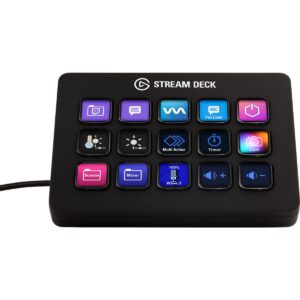 Kontroller Elgato Stream Deck MK.2 / 15 butona LCD të personalizueshëm / USB / e zezë