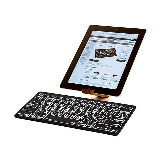 Tastierë pa Kabllo LogicKeyboard XL-Print / QWERTZ - Zezë - Figura 3