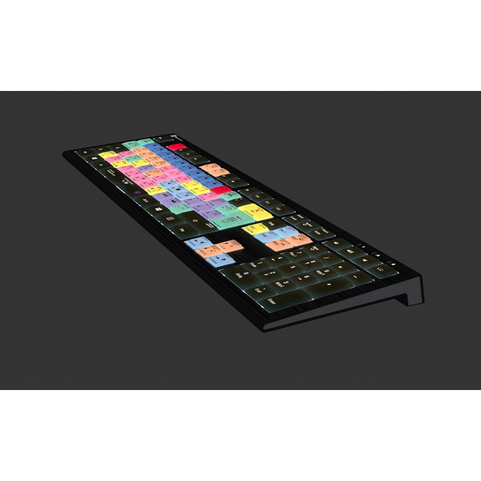 Tastierë Gaming LogicKeyboard Astra 2 / Adobe Premiere Pro CC / DE-Layout / PC - Zezë - Figura 5
