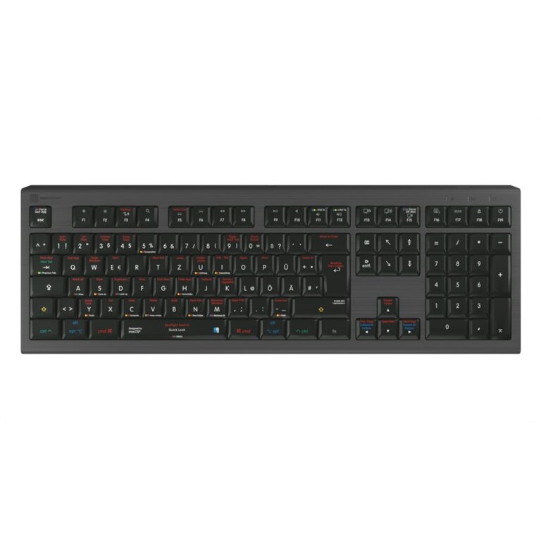 Tastierë Gaming Logic Keyboard macOS X Shortcuts Astra 2 DE QWERTZ (Mac)
