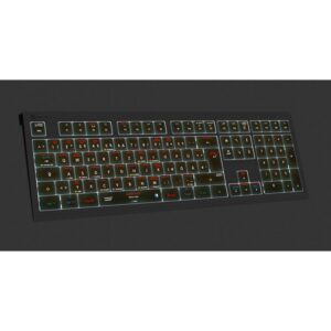 Tastierë Gaming Logic Keyboard macOS X Shortcuts Astra 2 DE QWERTZ (Mac)