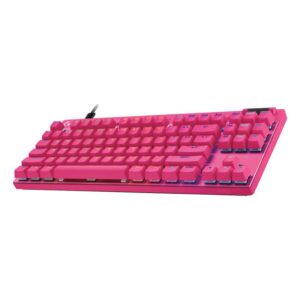 Tastierë Gaming Logitech PRO X TKL Rapid Wired / QWERTY – Rozë 6