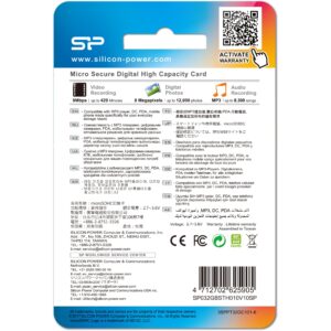 Kartë memorie SD Micro Card 32GB Silicon Power SDHC CL.10 inkl. Adapter