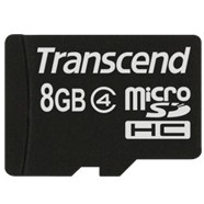 Kartë memorie SD CARD microSD 8GB Transcend SDHC Class 4