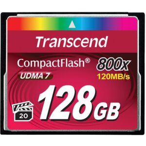Kartë memorie SD CompactFlash 128GB Transcend TS128GCF800. MLC